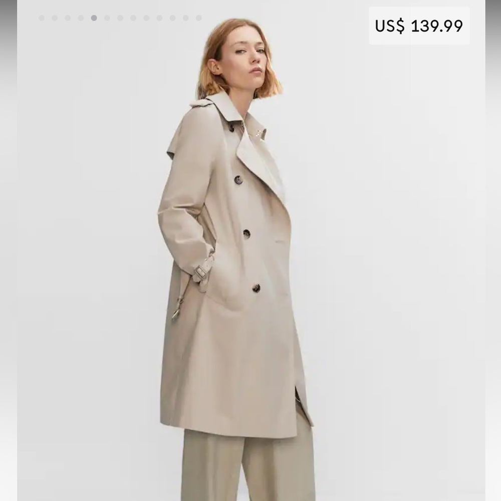 Mango Beige Trench Coat